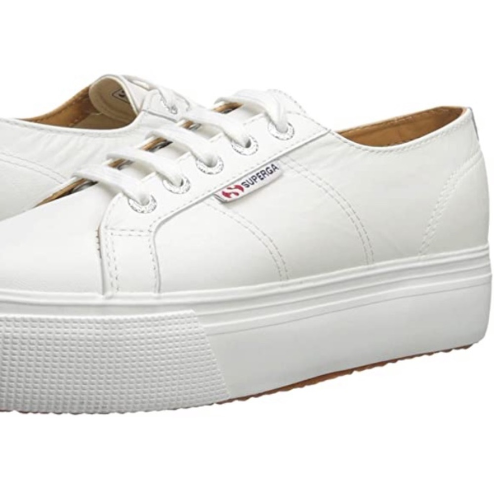 Superga 2790 Platform Leather Sneakers Size 40